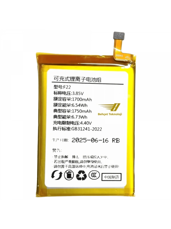 Qin F22 Batarya Pil