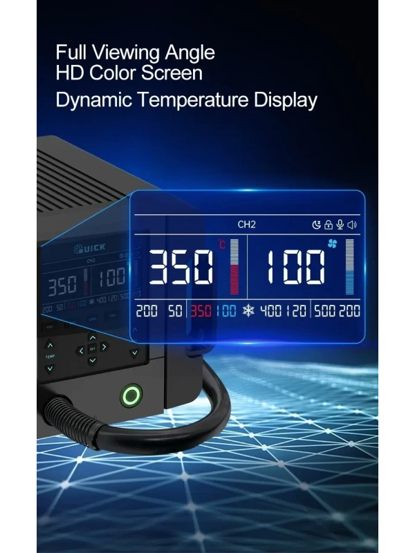 Quick 861 Pro 1300W Akıllı Sıcak Hava Üfleme İstasyonu