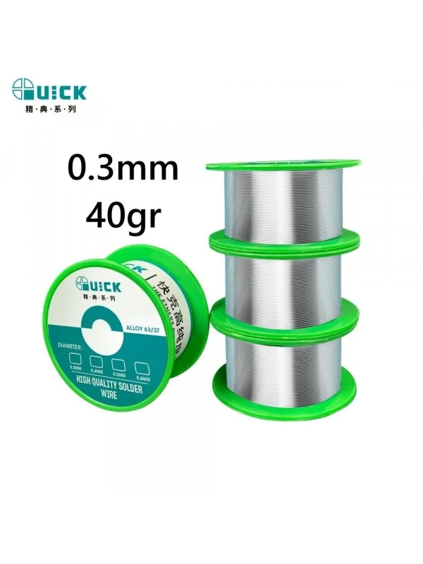 Quick JD 0.3mm Lehim Teli 40Gr