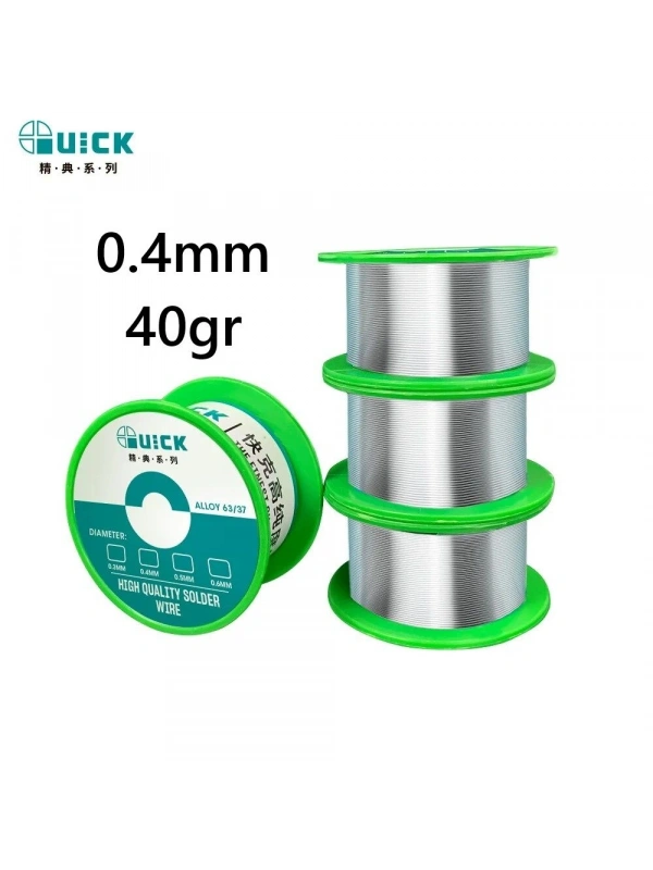 Quick JD 0.4mm Lehim Teli 40Gr