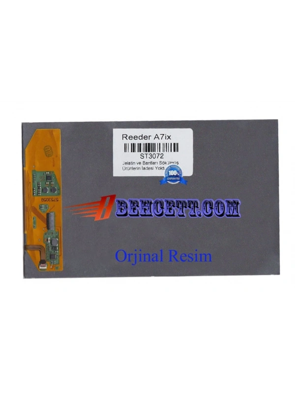 Reeder A7ix Lcd Ekran Panel Servis Orjinali