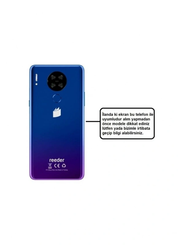 Reeder P13 Blue Max Lite Lcd Ekran Dokunmatik Çıtasız