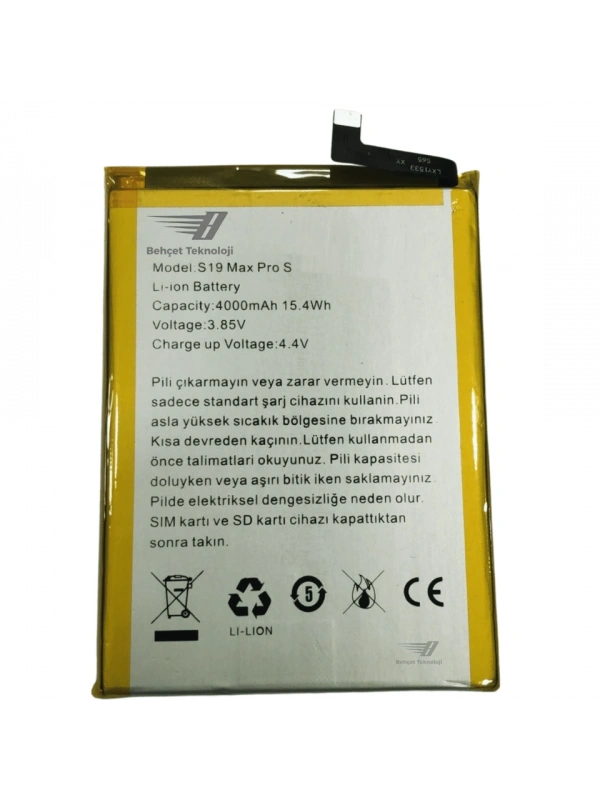 Reeder S19 Max Pro S Batarya Pil