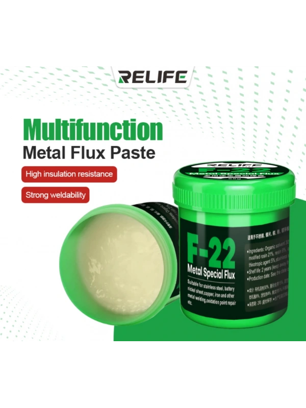 RELİFE F-22 Çok Amaçlı Metal Special Flux 55gr
