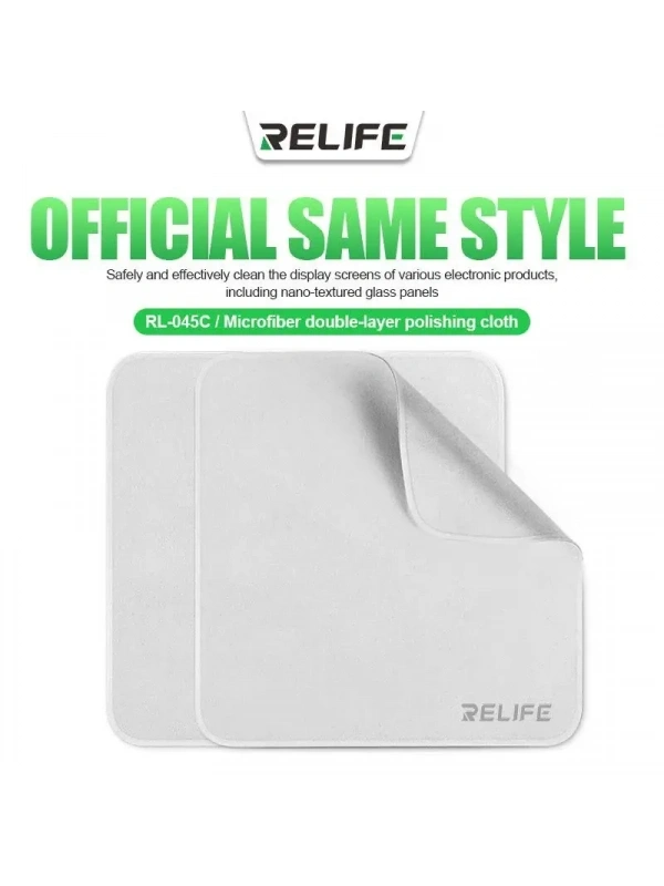 Relife RL-045C Mikrofiber Ekran Temizleme Bezi Tekli