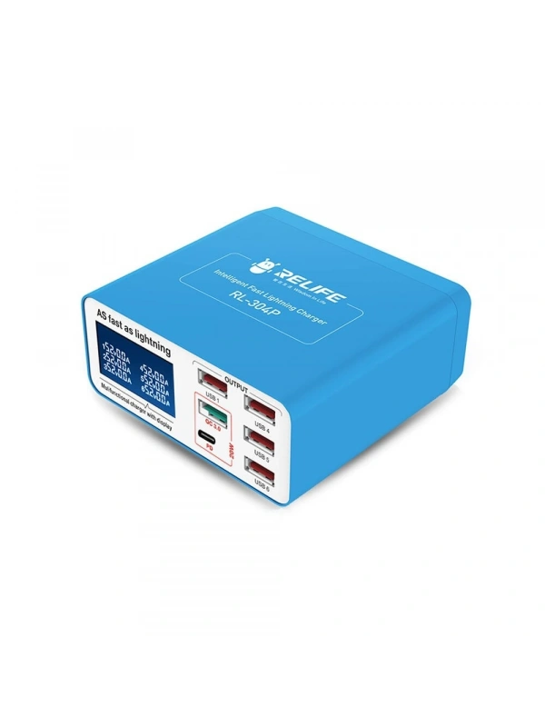 Relife RL-304P 6 Port Dijital Usb Test ve Şarj Cihazı