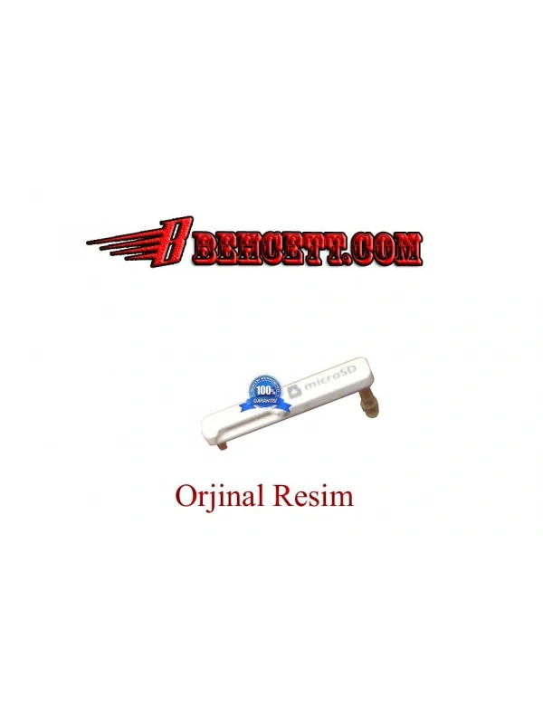 Samsun T110-T111-T112-T113-T116 Micro Sd Kart Kapağı Beyaz