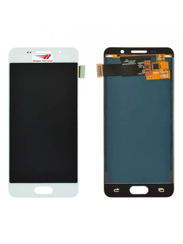 Samsung Galaxy A3 2016 SM-A310 Lcd Ekran Dokunmatik Orijinal Çıtasız Beyaz