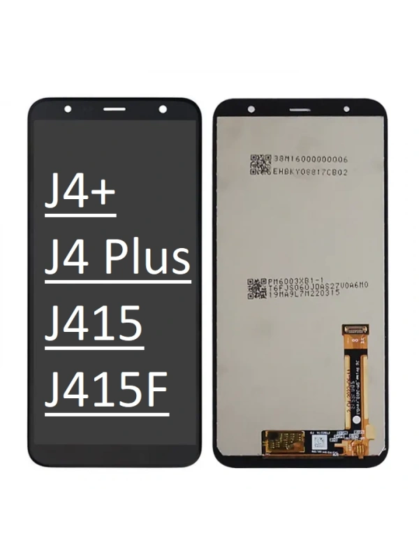 Samsung Galaxy J4+ J4 Plus J415F Lcd Ekran Dokunmatik Siyah