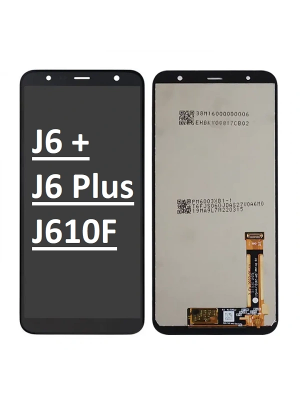 Samsung Galaxy J6+ J6 Plus J610F Lcd Ekran Dokunmatik Siyah