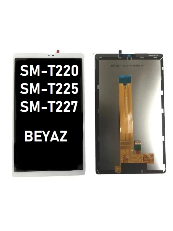 Samsung Galaxy Tab A7 Lite SM-T220 T225 T227 Lcd Ekran Dokunmatik Takım Beyaz