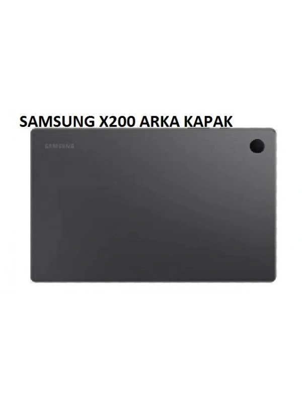 Samsung Galaxy Tab A8 SM-X200 X205 X207 Arka Kasa Kapak SİYAH