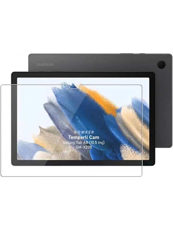 Samsung Galaxy Tab A8 Wi-Fi SM-X200 X205 X207 Tablet Kırılmaz Cam Ekran Koruyucu