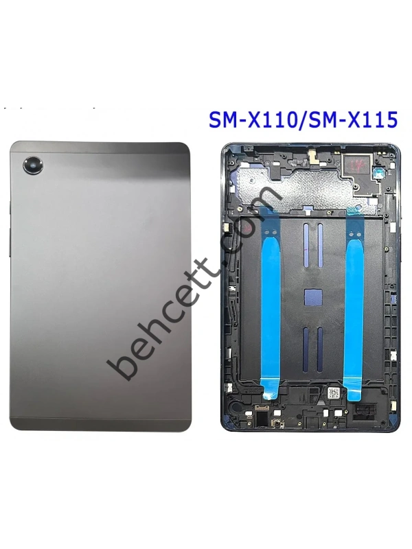 Samsung Galaxy TAB A9 SM-X110 SM-X115 SM-X117 Arka Kasa Kapak SİYAH