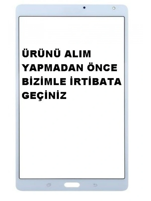 Samsung Galaxy Tab S SM-T700 Dokunmatik Lens Beyaz