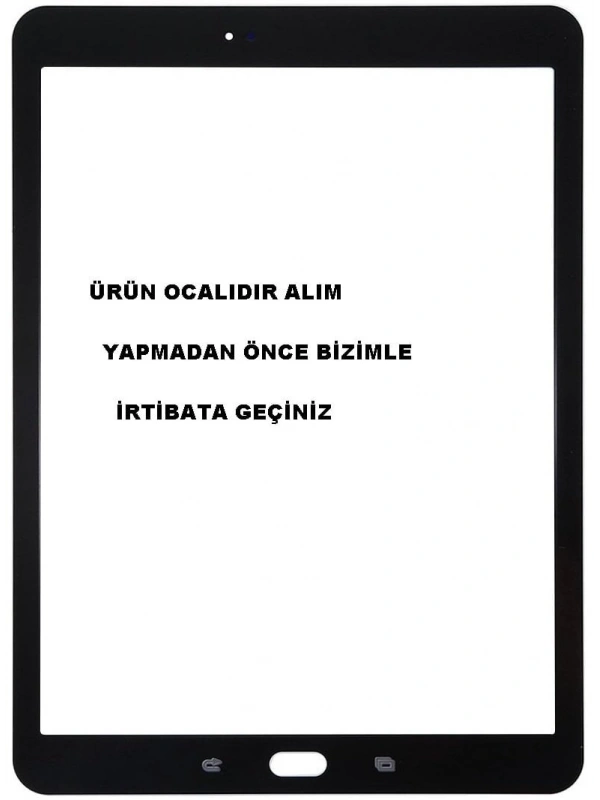 Samsung Galaxy Tab S2 9.7 SM-T810 T813 T817 T818  Dokunmatik Lens Siyah