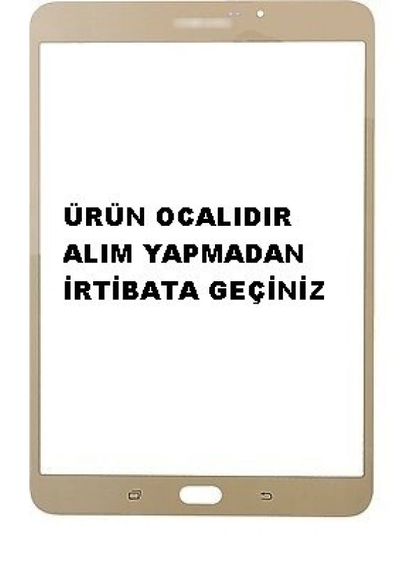 Samsung Galaxy Tab S2 T710 Dokunmatik Lens Gold