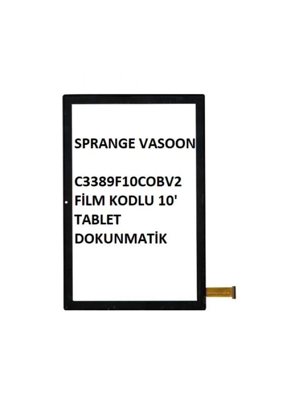 Sprange Vasoun 10 Tablet Dokunmatik