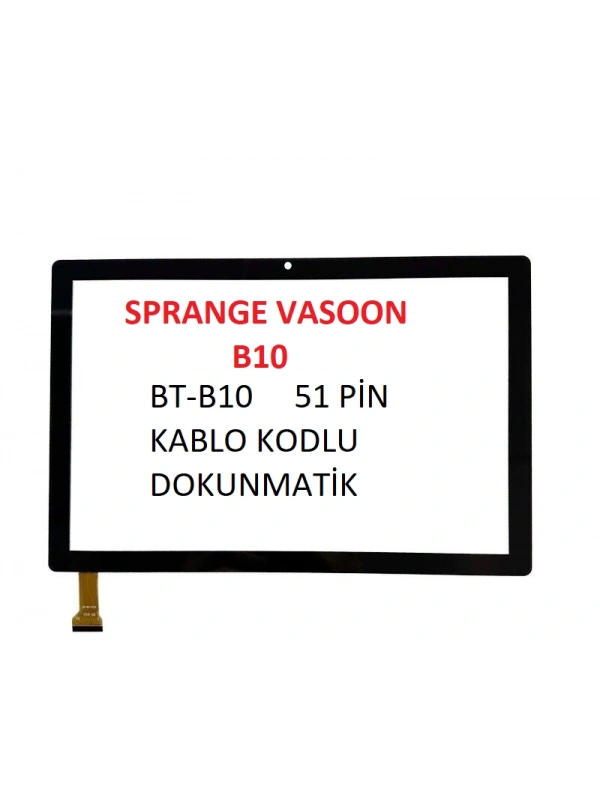 Sprange Vasoun B10-TB Tablet Dokunmatik Siyah