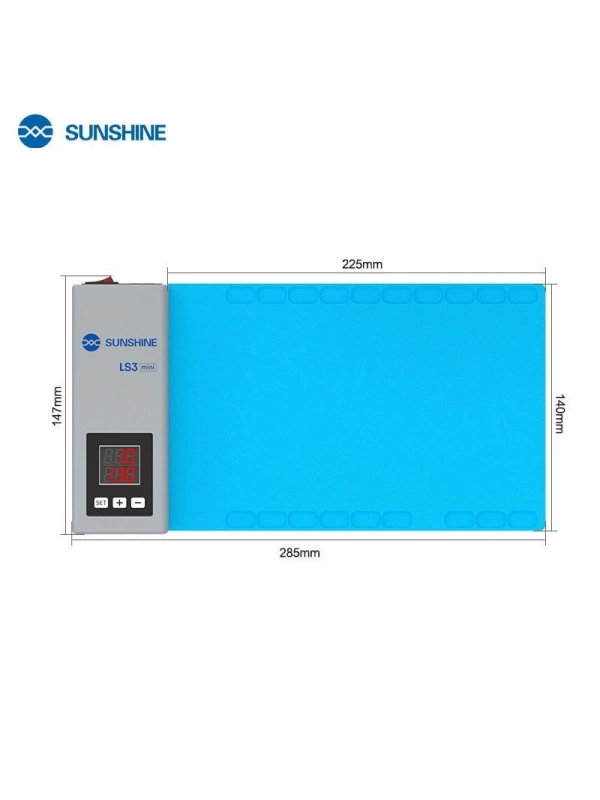 SUNSHINE LS3 Mini Ekran Sökücü Isıtıcı Ped