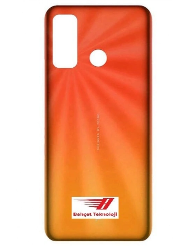 Tecno Spark 5 Arka Kapak Pil Kapağı Turuncu