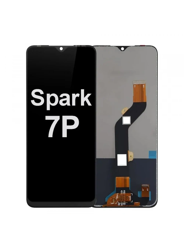 Tecno Spark 7P Lcd Ekran Dokunmatik Çıtasız