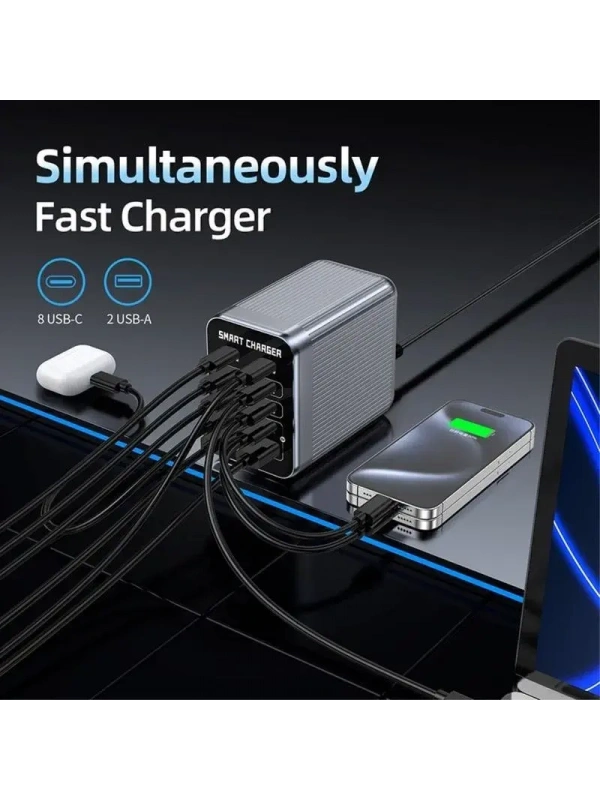 WLX-G1 425W Çoklu Bağlantı Noktalı Güçlü Şarj İstasyonu
