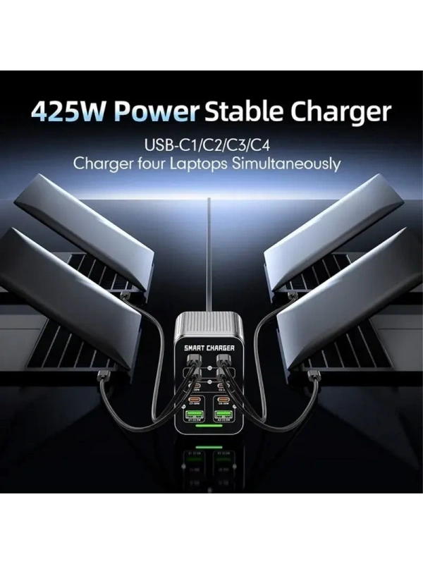 WLX-G1 425W Çoklu Bağlantı Noktalı Güçlü Şarj İstasyonu