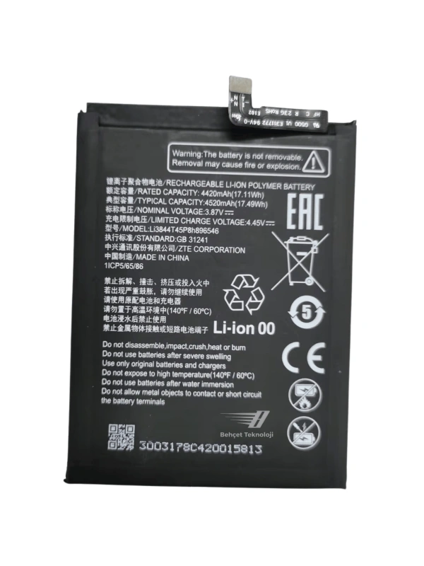Zte Blade V40 Desing 8046 Batarya Pil