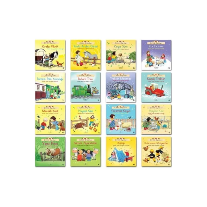 1. Sınıf Ilk Okuma Çiftlik Öyküleri Set 16 Kitap Heather Amery Iş Bankası