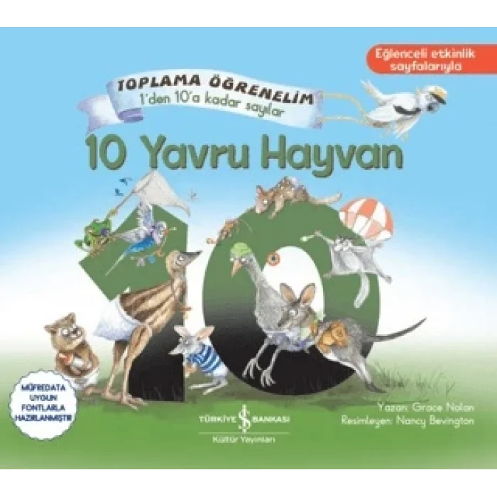 10 Yavru Hayvan – Toplama Öğrenelim 1den 10a Kadar Sayılar