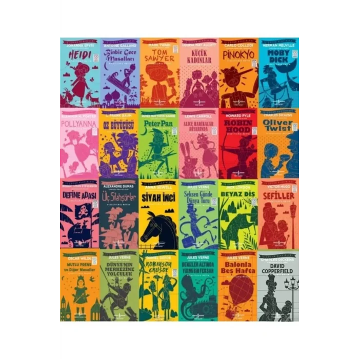 100 TEMEL DÜNYA KLASİKLERİNDEN 24 ADET KİTAP SET
