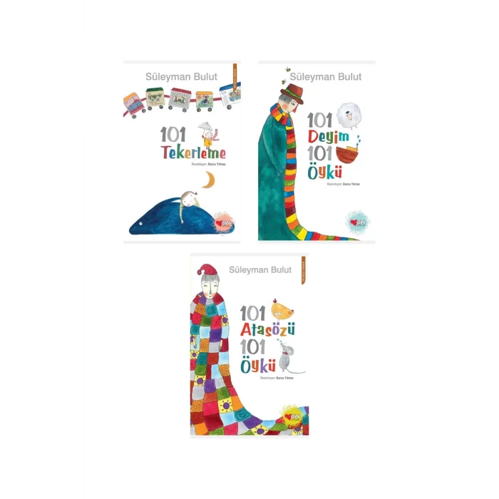 101 Tekerleme + 101 Deyim 101 Öykü + 101 Atasözü 101 Öykü- 3 Kitap Set - Iş Bankası Özel Set