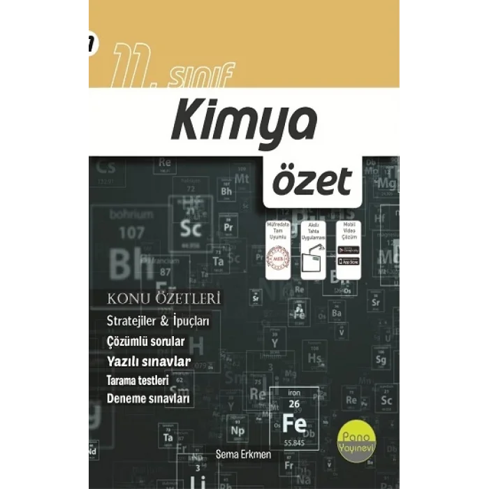 11.Sınıf Kimya Özet