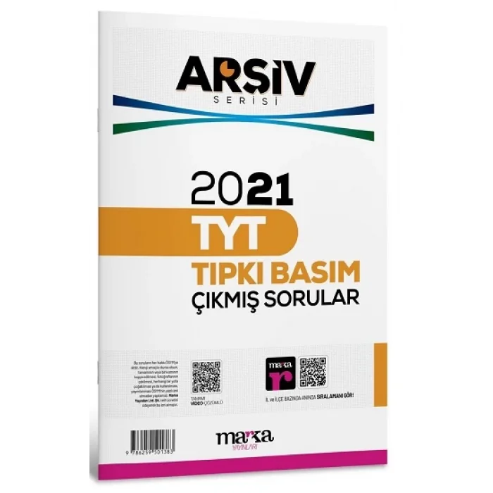 2021 TYT ARŞİV SERİSİ Tıpkı Basım Çıkmış Sorular Tamamı Video Çözümlü