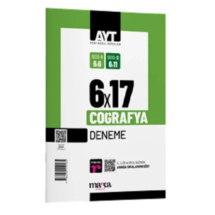 2024 AYT Coğrafya 6 Deneme Tamamı Video Çözümlü