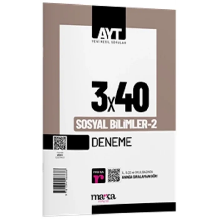 2024 AYT Sosyal Bilimler-2 3x40 Deneme