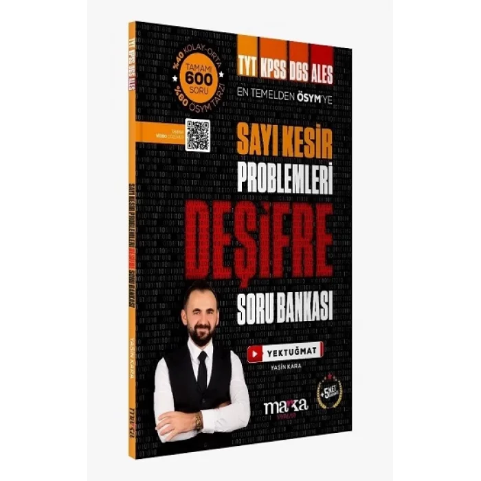 2025 En Temelden ÖSYMye Sayı Kesir Problemleri Yaktugmat Soru Bankası (Ciltli)