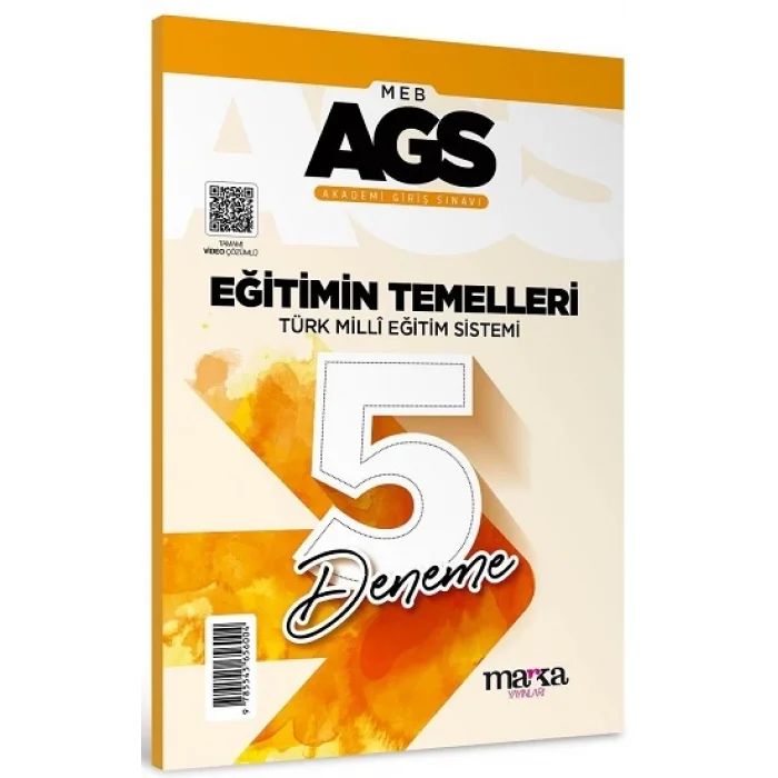2025 MEB AGS Eğitimin Temelleri Türk Milli Eğitim Sistemi 5 Deneme Tamamı Video Çözümlü
