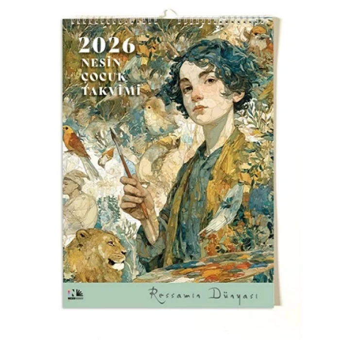 2026  Nesin Çocuk Takvimi  Ressamın Dünyası
