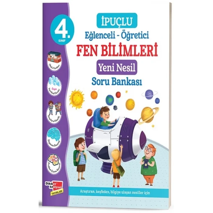 4. Sınıf Eğlenceli - Öğretici İpuçlu Fen Bilimleri Yeni Nesil Soru Bankası