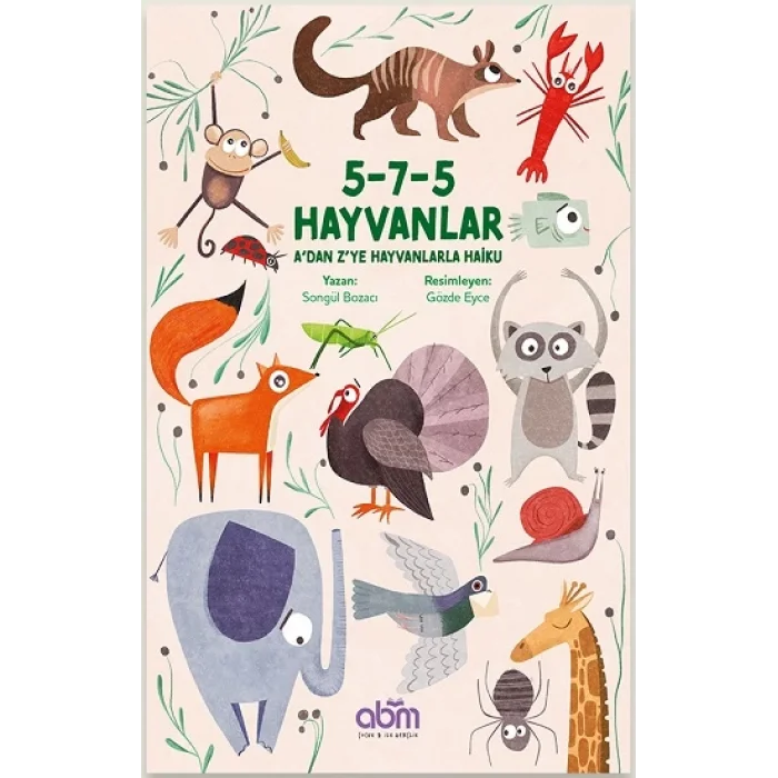 5-7-5 Hayvanlar Adan Zye Hayvanlarla Haiku
