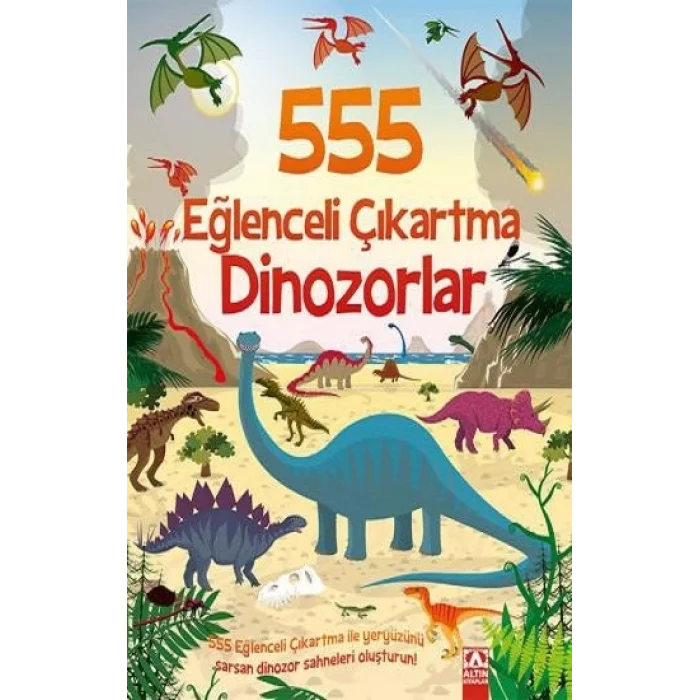 555 Eğlenceli Çıkartma - Dinozorlar