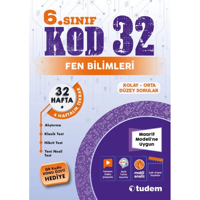 6. Sınıf Fen Bilimleri Kod 32