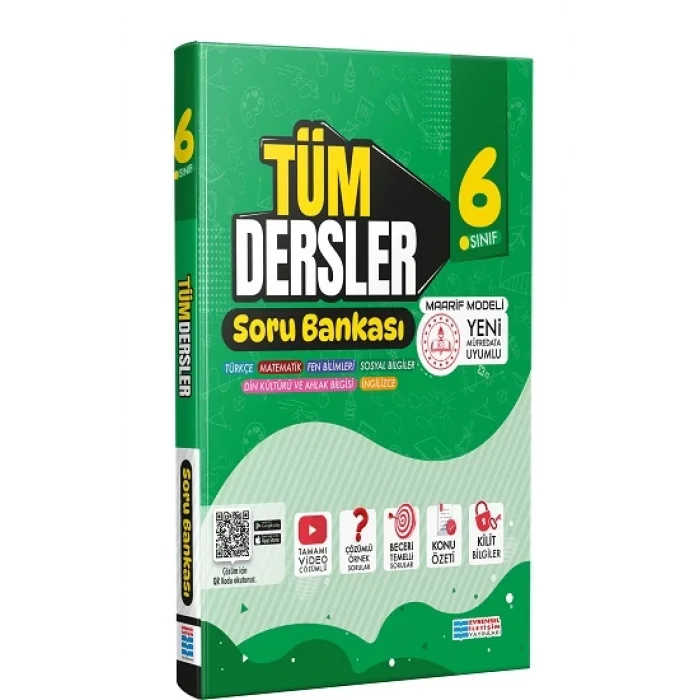 6. Sınıf Tüm Dersler Soru Bankası (Maarif Model)