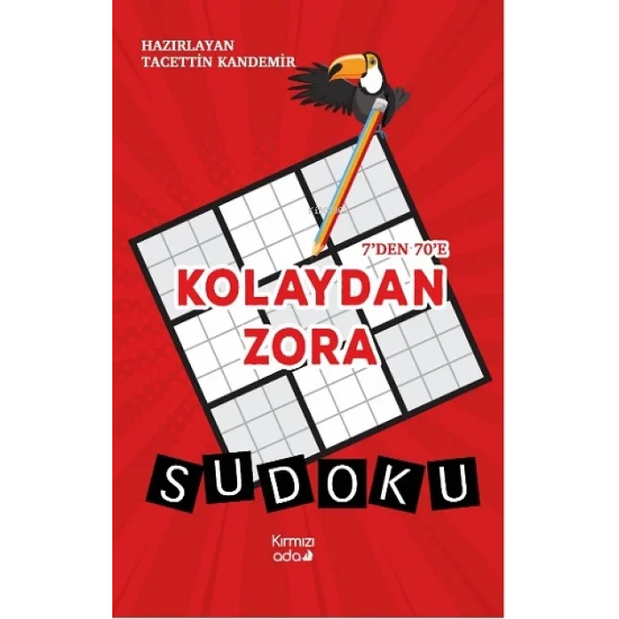 7den 70e Kolaydan Zora Sudoku (Renkli Basım)