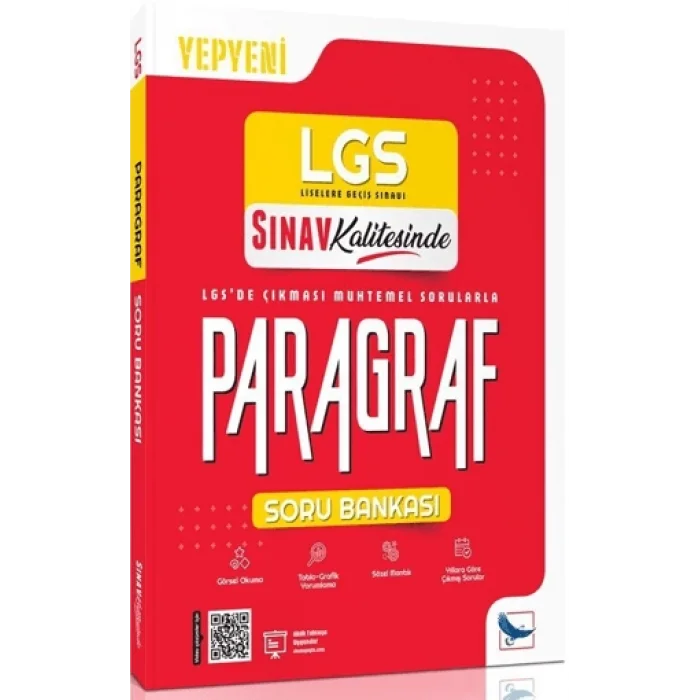 8. Sınıf LGS Paragraf Sınav Kalitesinde Soru Bankası