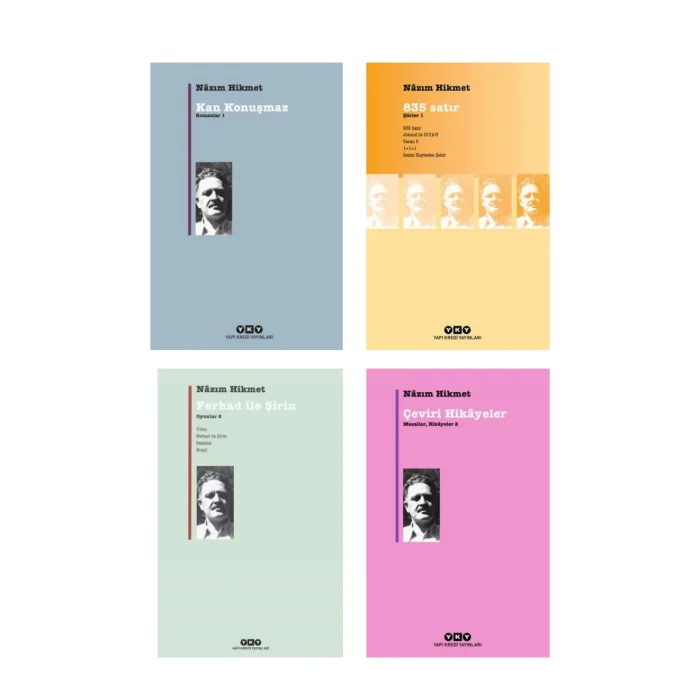 835 Satır + Ferhad Ile Şirin + Çeviri Hikayeler + Kan Konuşmaz Romanlar 1- 4 Kitap Set