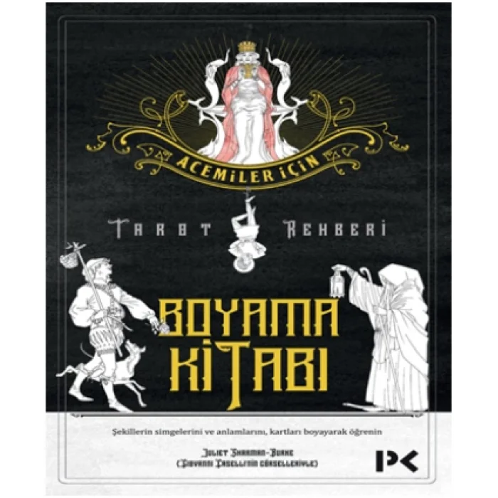 Acemiler İçin Tarot Rehberi - Boyama Kitabı