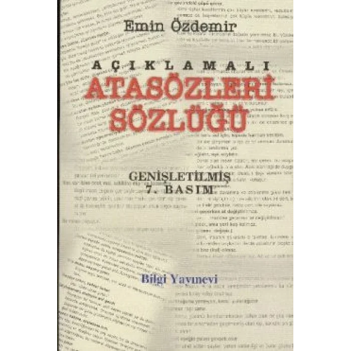 Açıklamalı Atasözleri Sözlüğü